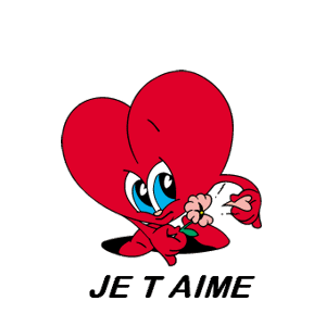 Gif animé coeur je t'aime